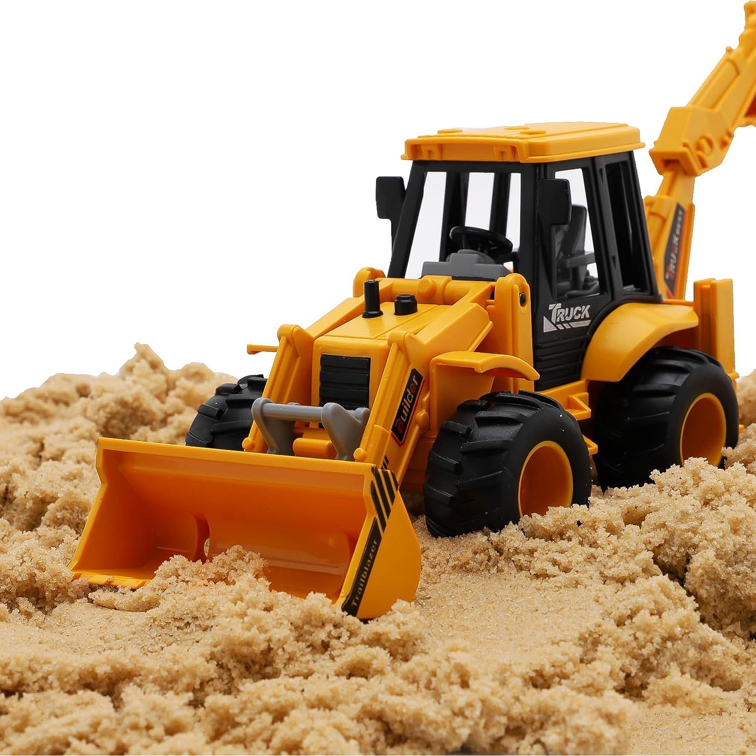 LALA Friction Powered JCB Style Backhoe Loader Construction Toy Truck for Kids (1 Pc) LALA Friction Powered JCB Style Backhoe Loader Construction Toy Truck for Kids (1 Pc)